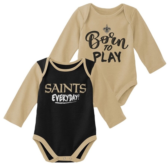 NFL Other - New Orleans Saints 2 Piece Creeper Onesie Set NWT